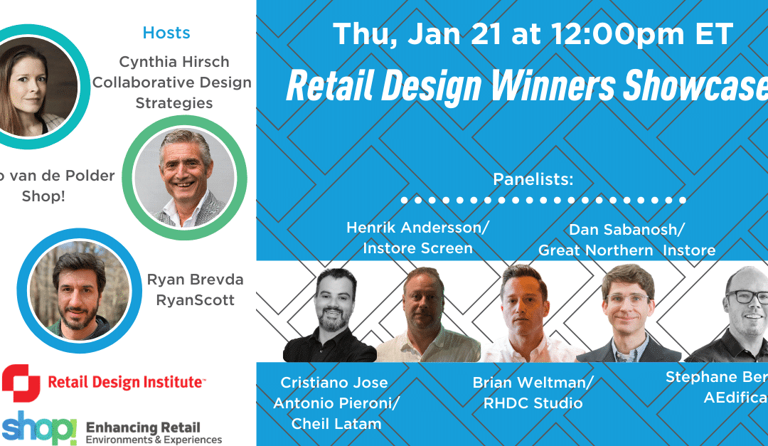 Shop! and Retail Design Institute present Retail Design Winners Showcase